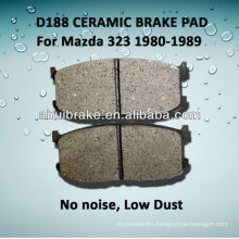 D188 HI-Q MAZDA 323 front low metal brake pad